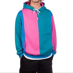 Teddy Fresh Color Block Bubblegum Hoodie